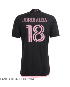 Inter Miami Jordi Alba #18 Tricou Fotbal Replică 2024-25 Barbati Deplasare